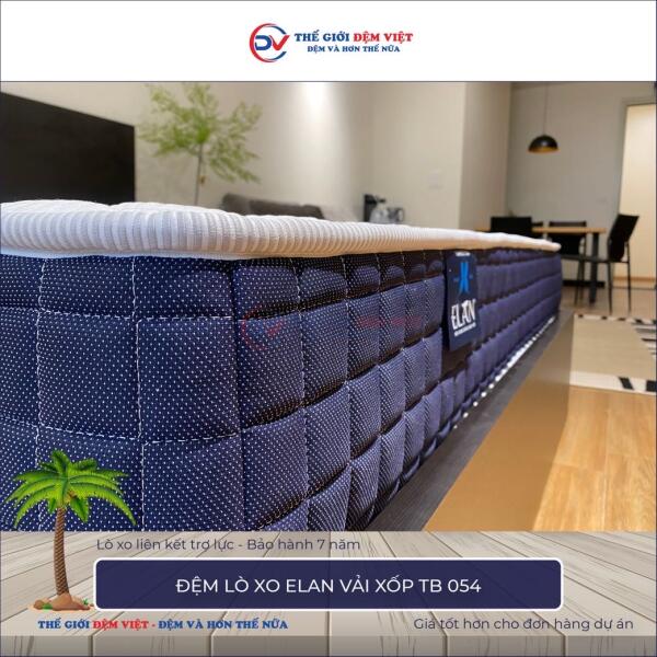 Đệm lò xo Elan vải xốp TB 054